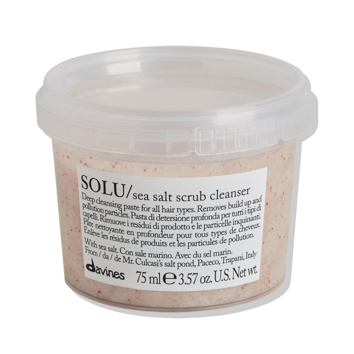 Exfoliante De Sal Marina Solu Davines