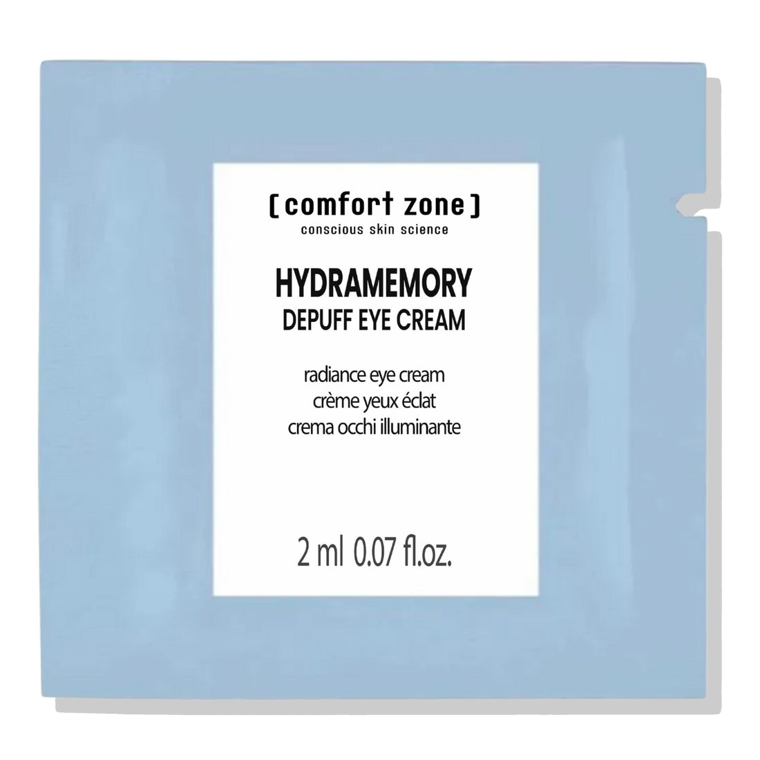 Sachet Crema Hydramemory Depuff Eye Cream 2ml Comfort Zone