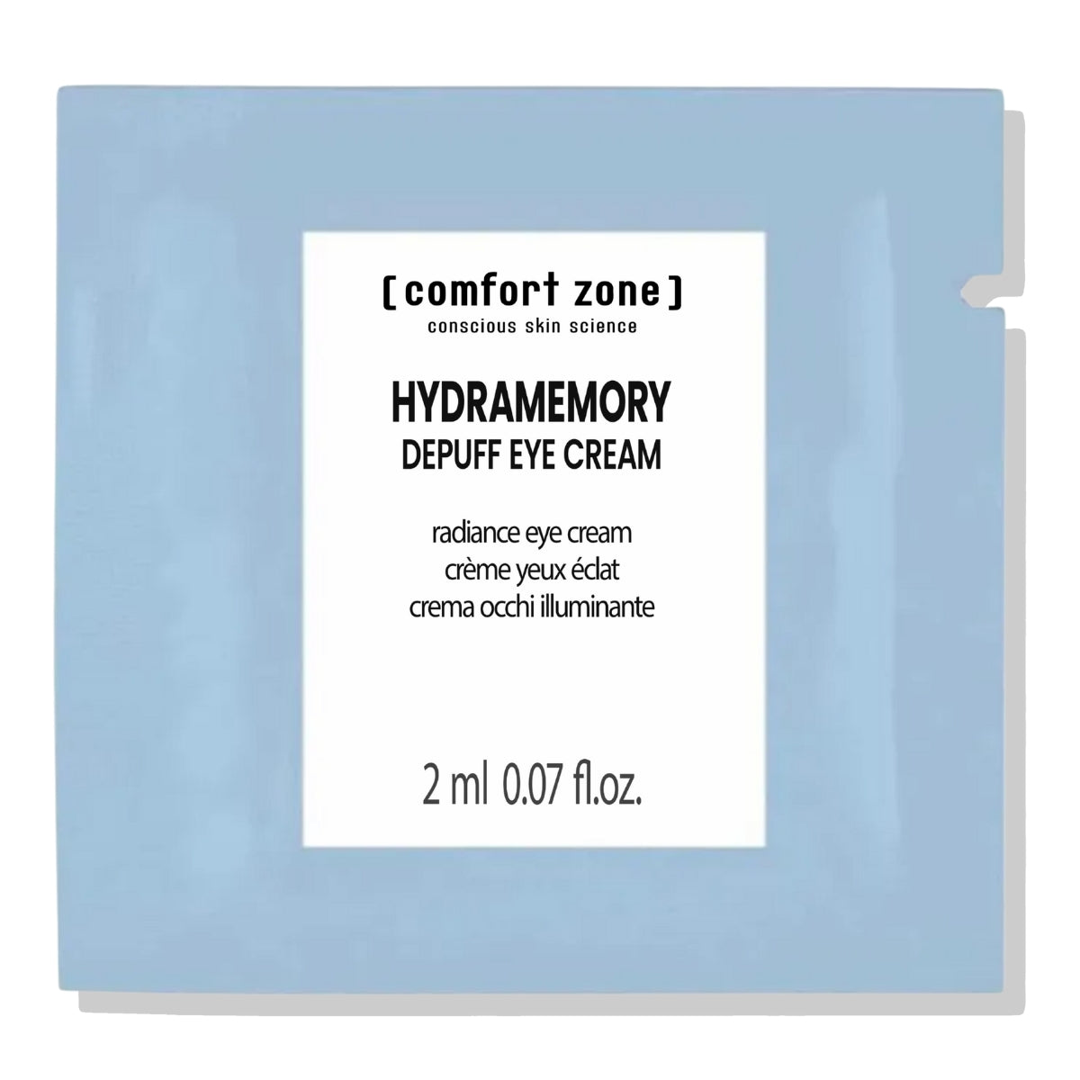 Sachet Crema Hydramemory Depuff Eye Cream 2ml Comfort Zone