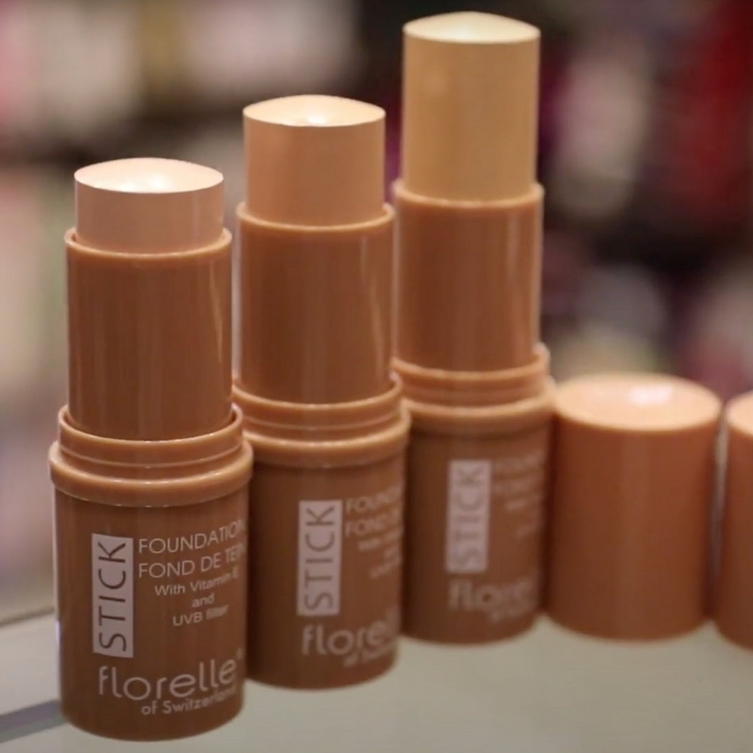 Base En Barra Vitamina E + Filtro UVB F225 Florelle