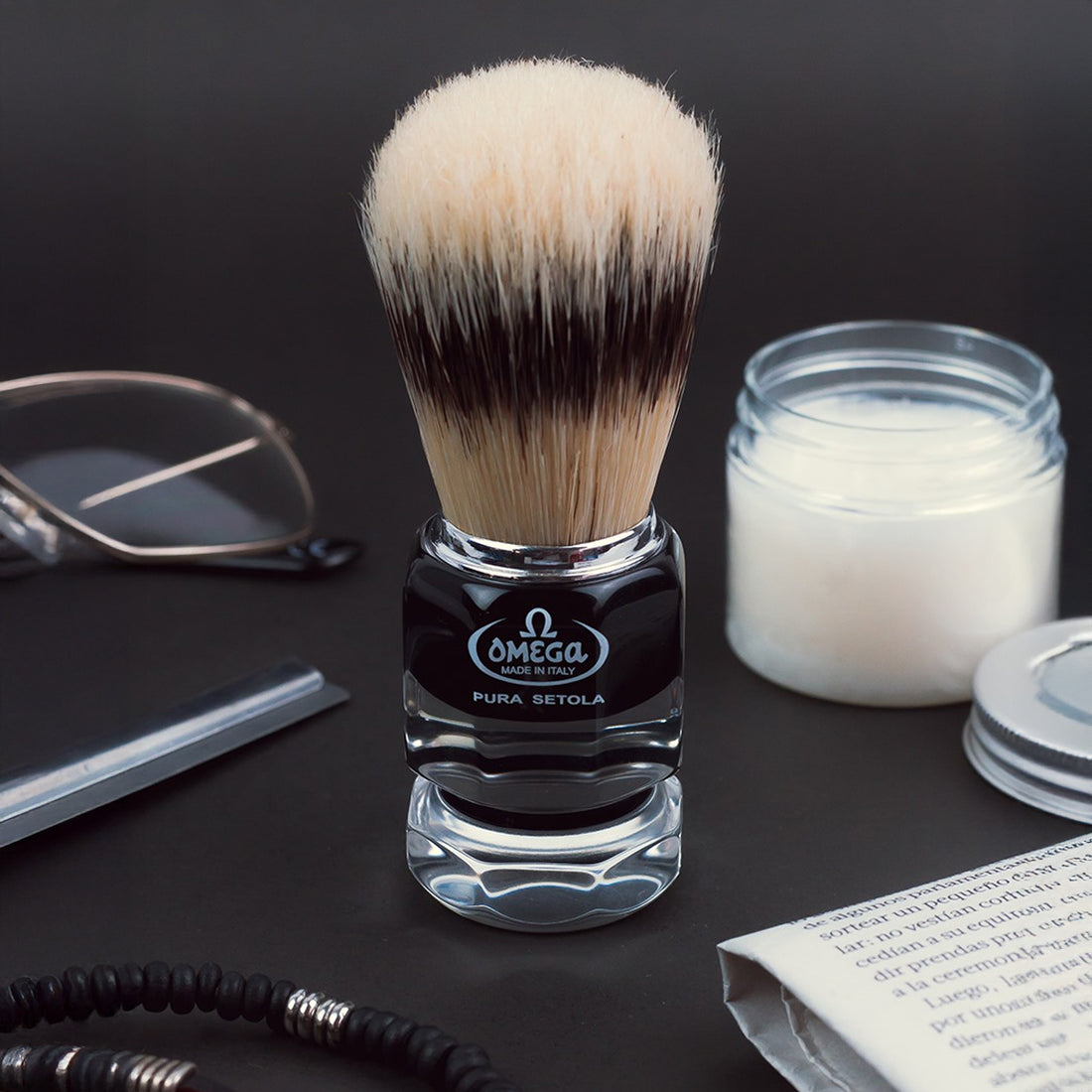 Hisopo De Afeitar De Lujo Omega
