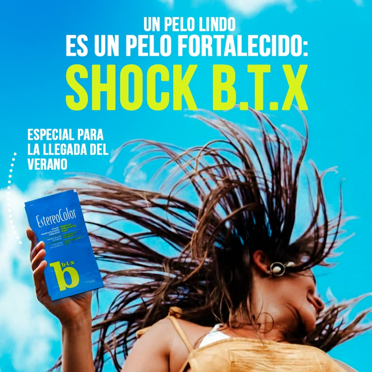 Mascarilla Capilar Shock Reestructurante Btx Estereocolor