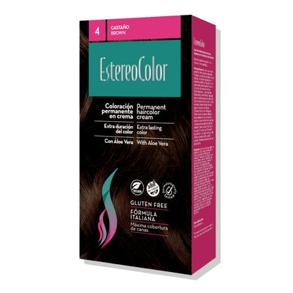 Kit Tintura Con Aloe Vera Estereocolor