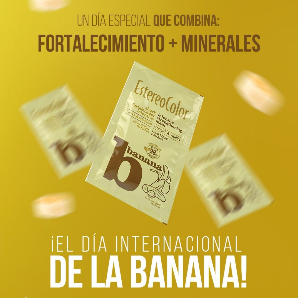 Mascarilla Capilar Shock Nutrición Banana Estereocolor