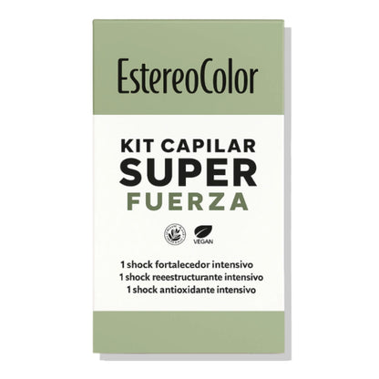 Kit Tratamiento Capilar Fuerza Shock 3 Unidades Estereocolor