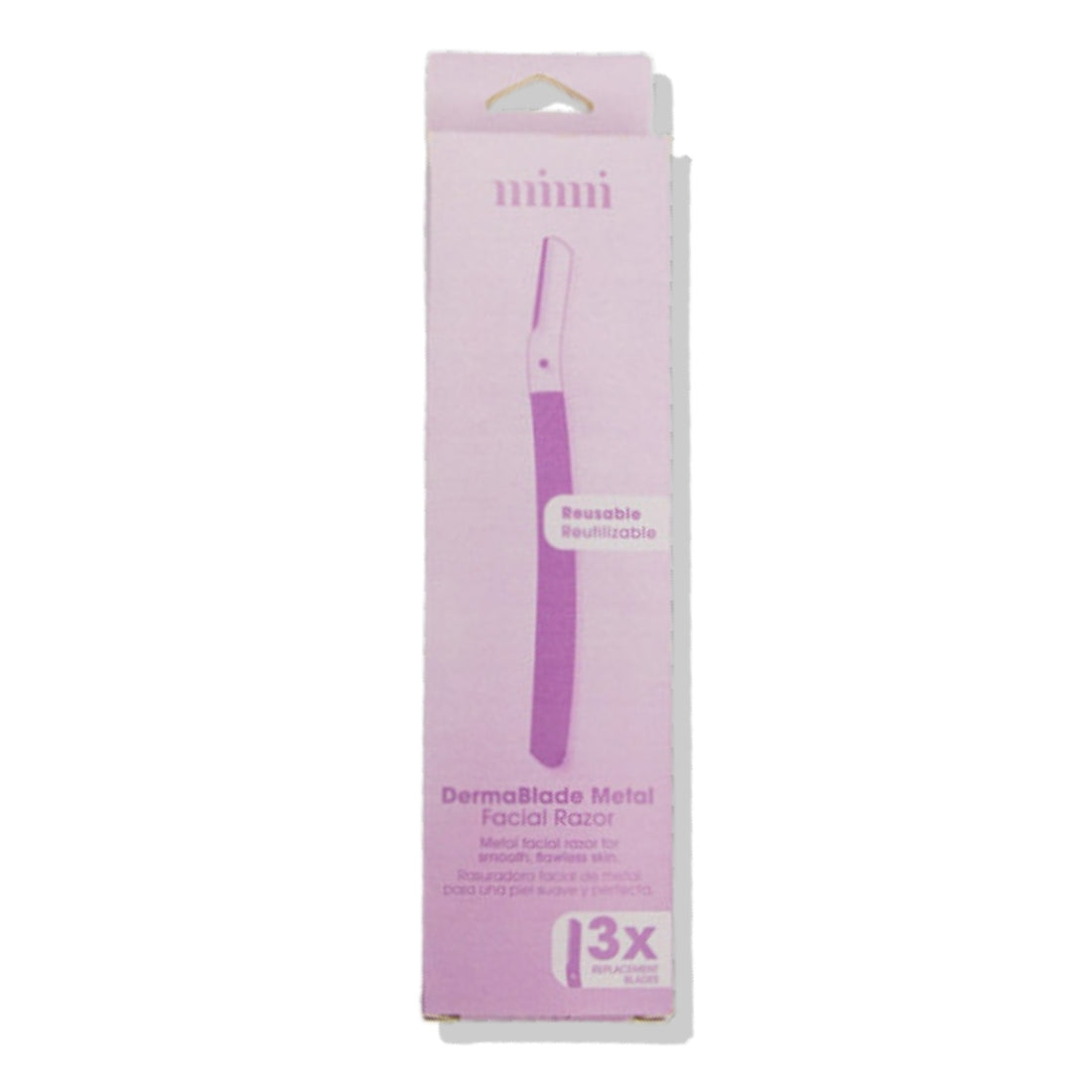 Rasuradora Facial Dermablade Metal 3 Unidades Mimi