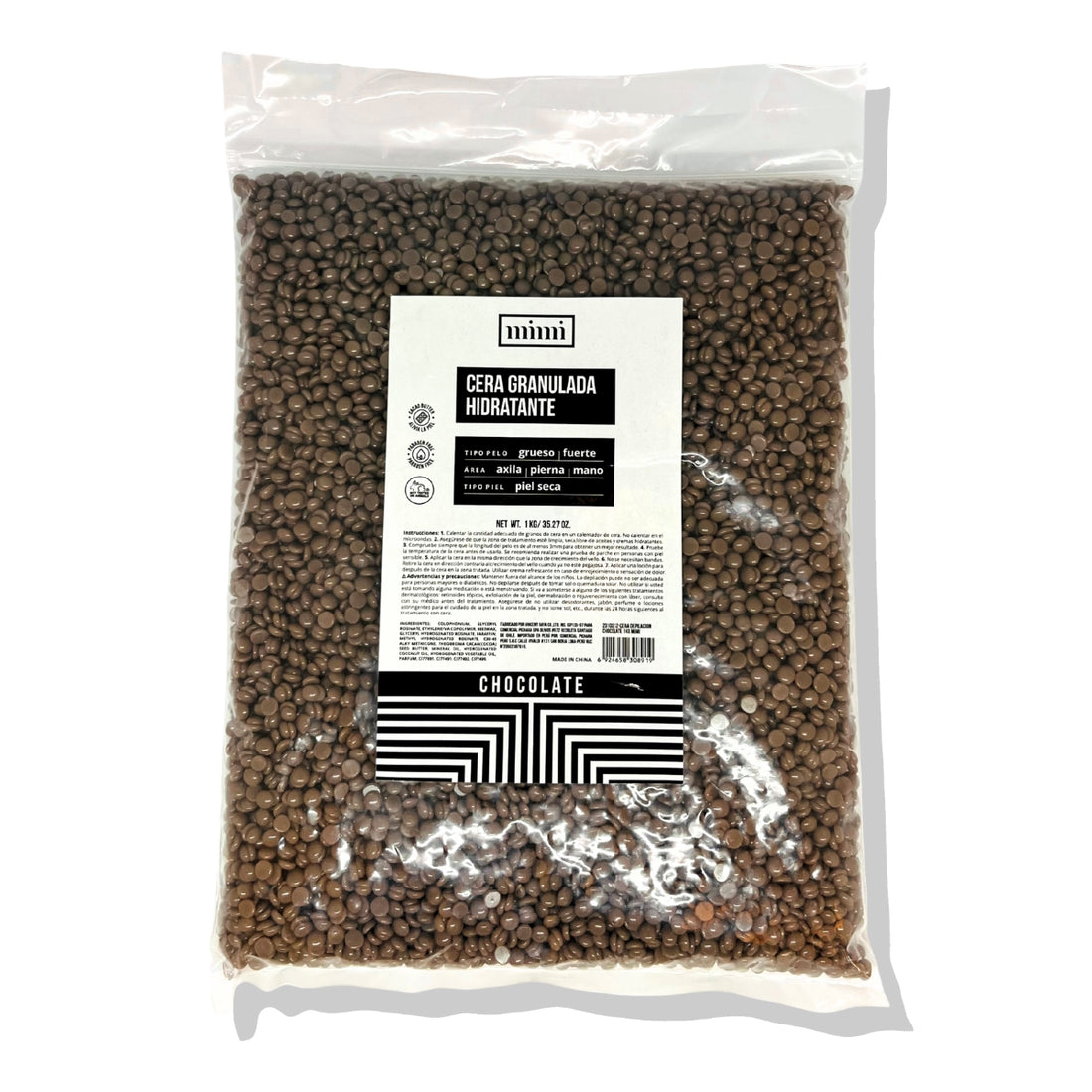 Cera Depilación Granulada Chocolate 1kg Mimi