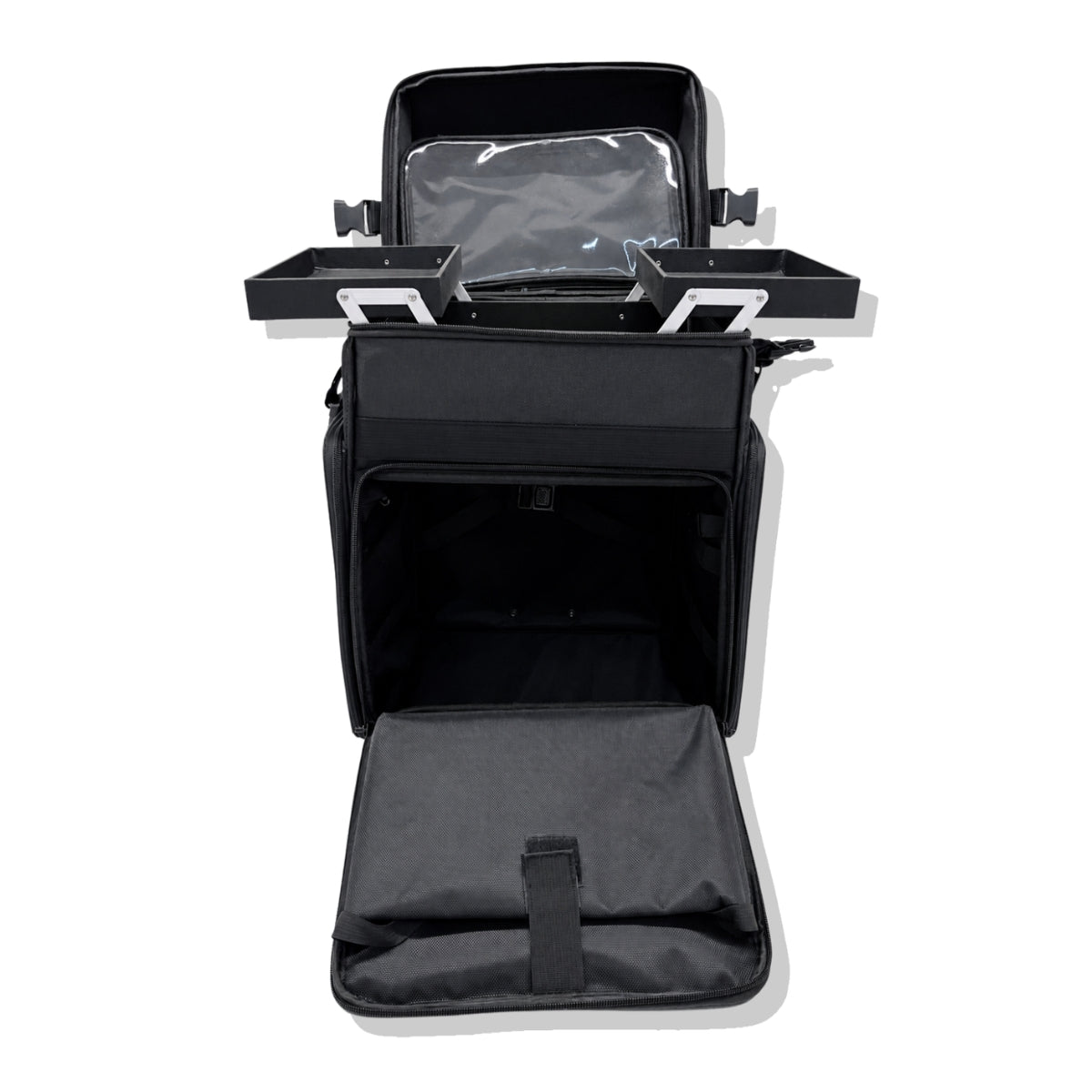 Maleta De Tela Con Ruedas Negra Tt-0080T-B Ricco