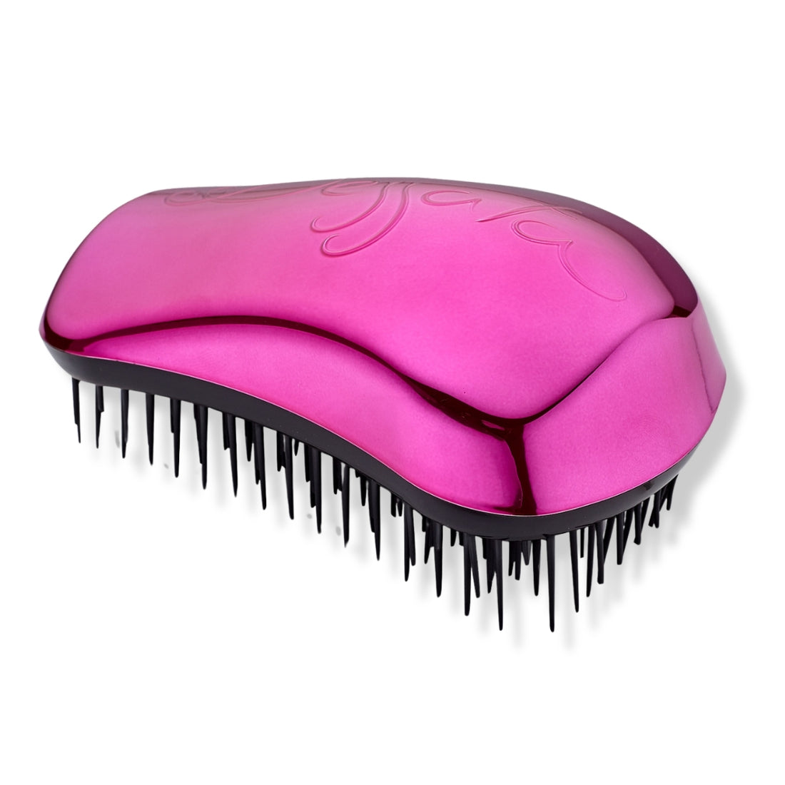 Cepillo Desenredante Fucsia Metal Negro Dessata