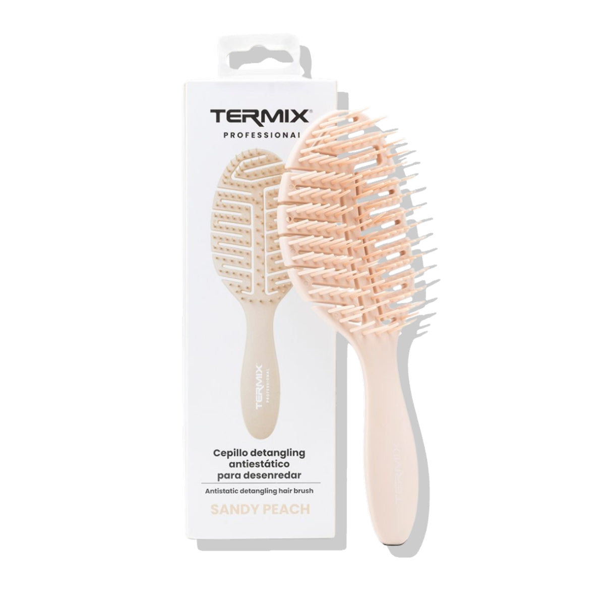 Cepillo Desenredante Antiestática Sandy Peach Termix