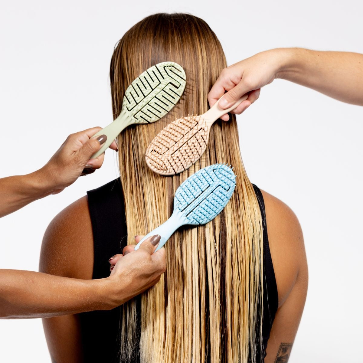 Cepillo Desenredante Antiestática Green Whisper Termix