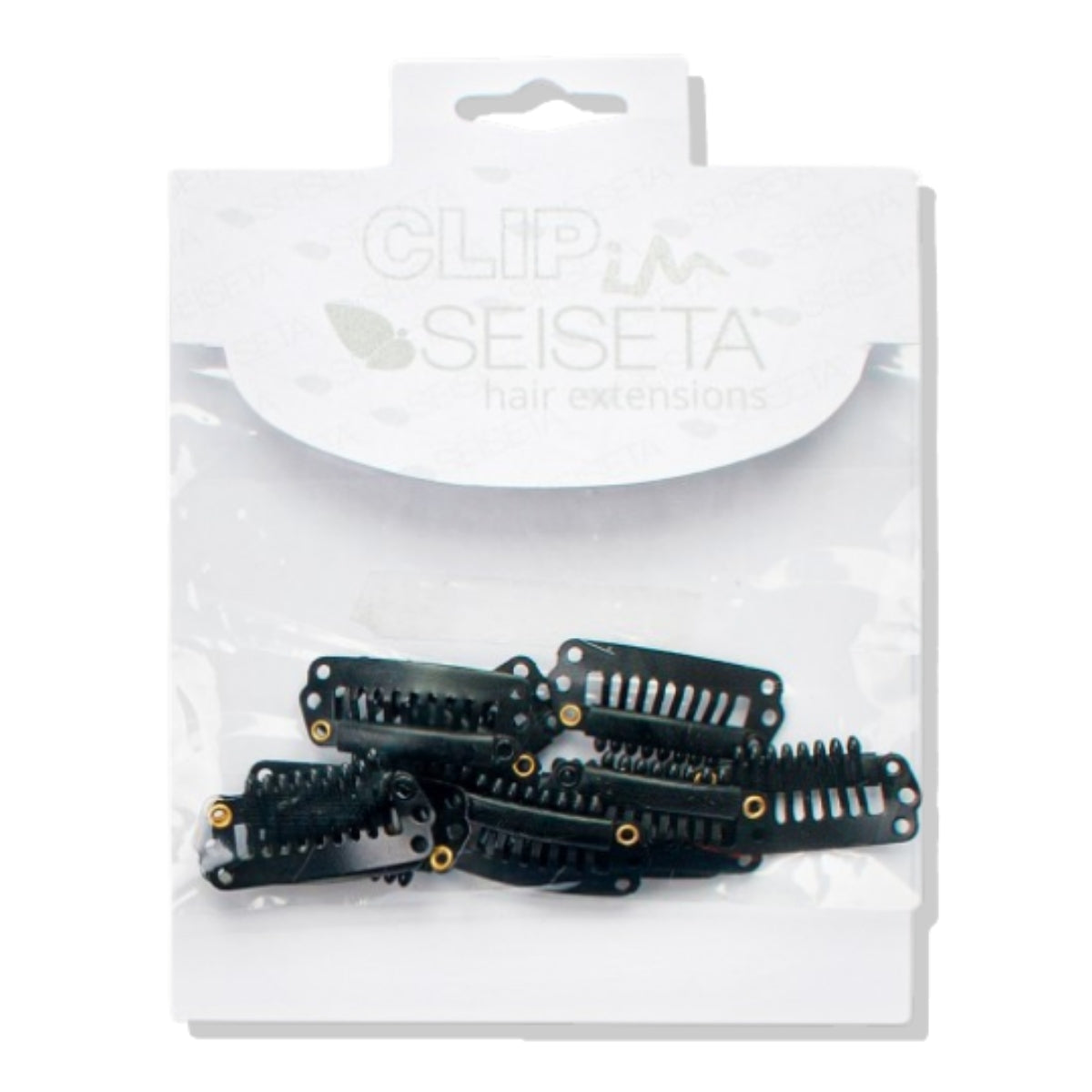 Pinza Extension Micropinza Black 12Pc 9T-B Seiseta
