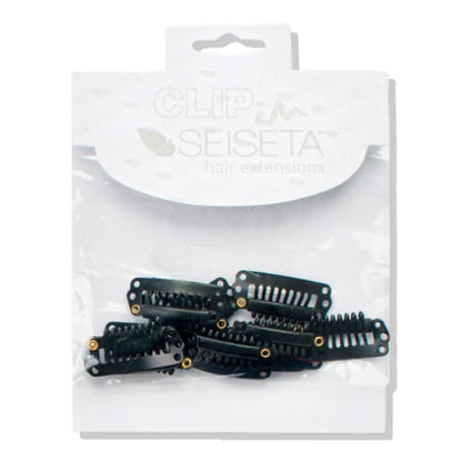 Pinza Extension Micropinza Black 12Pc 9T-B Seiseta