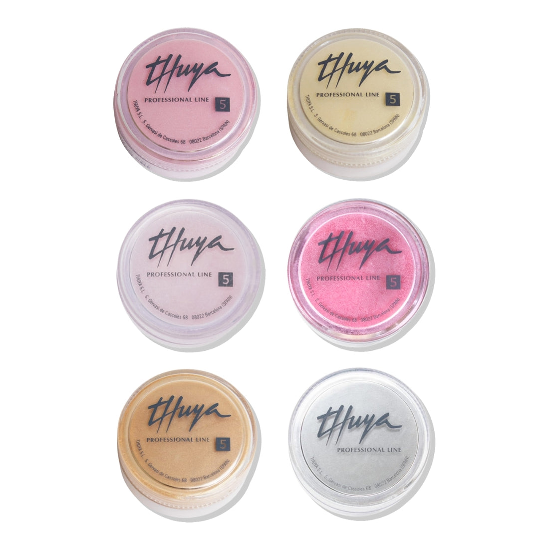 Pack Polvo Porcelana Metallic Thuya