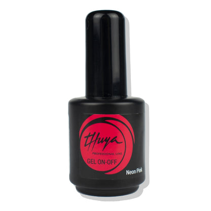Esmalte Permanente Tonos Neón Gel On Off 14ml Thuya