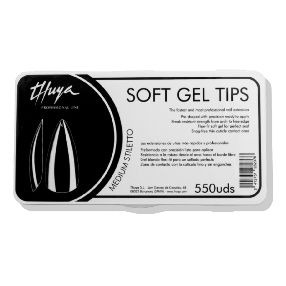 Tips Soft Gel Medium Thuya