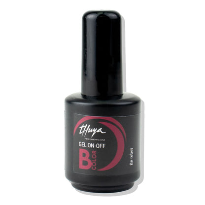 Esmalte Semipermanente Sin Tpo Bcolor Gel On Off 14ml Thuya