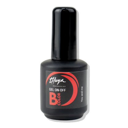 Esmalte Semipermanente Sin Tpo Bcolor Gel On Off 14ml Thuya