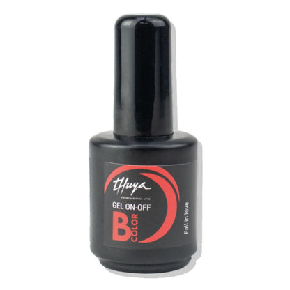 Esmalte Semipermanente Sin Tpo Bcolor Gel On Off 14ml Thuya