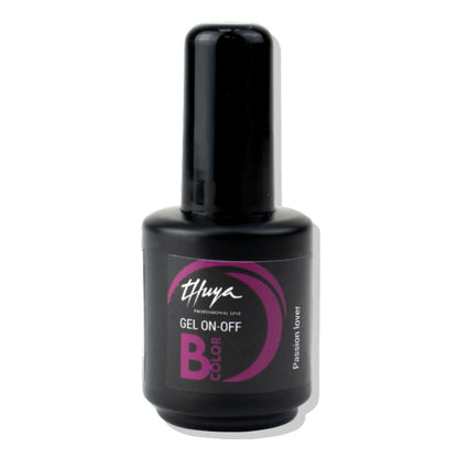 Esmalte Semipermanente Sin Tpo Bcolor Gel On Off 14ml Thuya