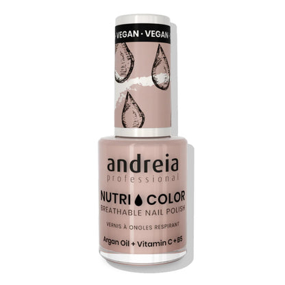 Esmalte Tradicional Con Aceite de Argán, Vitamina C y B5 Nutricolor Andreia