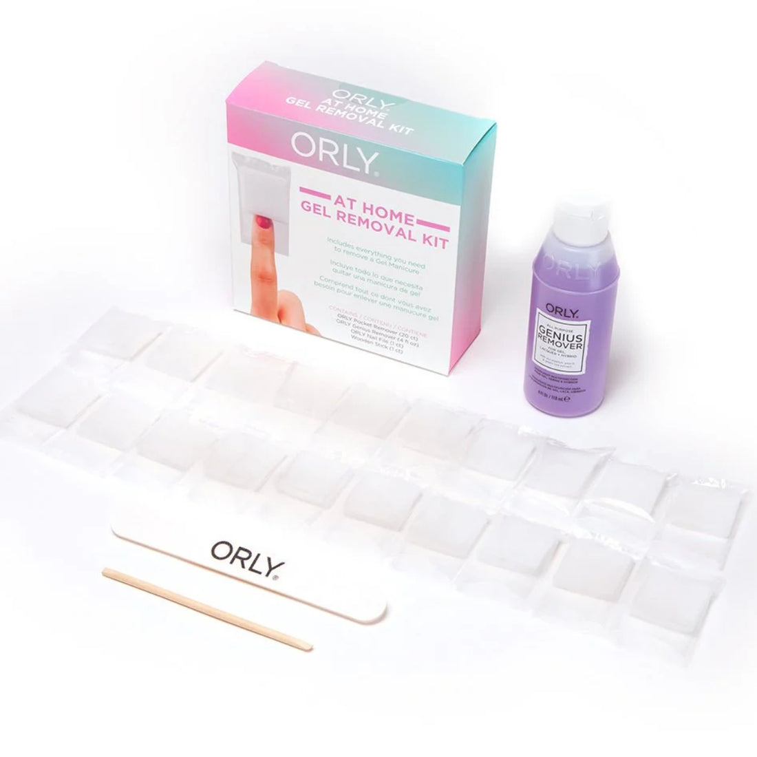 Kit Removedor Quita Esmalte Permanente Orly