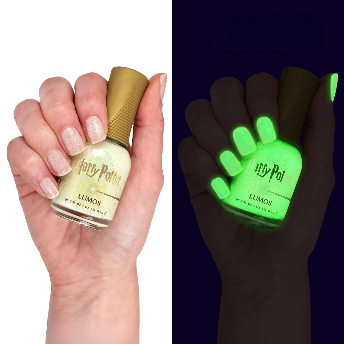 Esmalte Tradicional Topper Brilla En La Oscuridad Harry Potter Lumos 18ml Orly