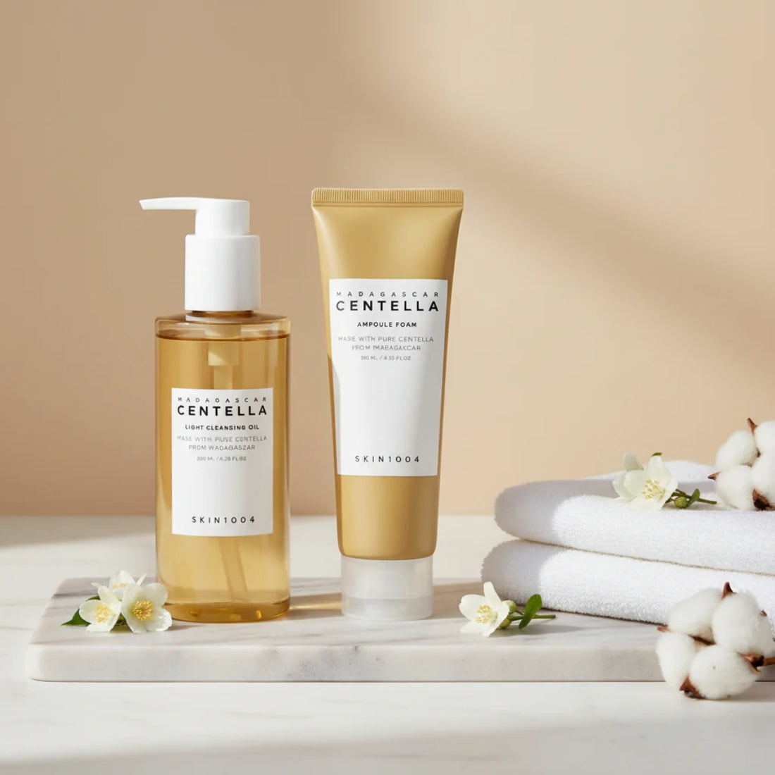 Kit Cuidado Facial Centella Doble Limpieza Skin1004