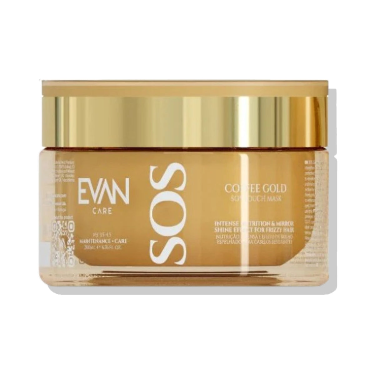 Máscara Liso Perfecto SOS Coffee Gold Evan Care