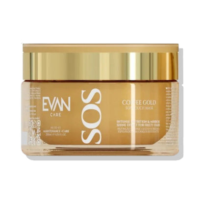 Máscara Liso Perfecto SOS Coffee Gold Evan Care