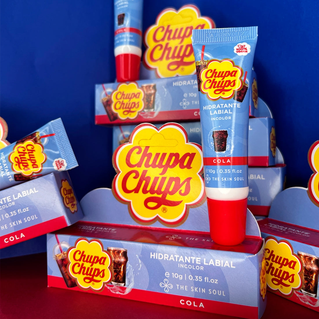 Bálsamo Labial Hidratante Cola Chupa Chups