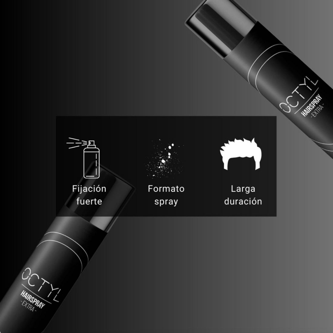 Laca Fijación Extra Fuerte Octyl