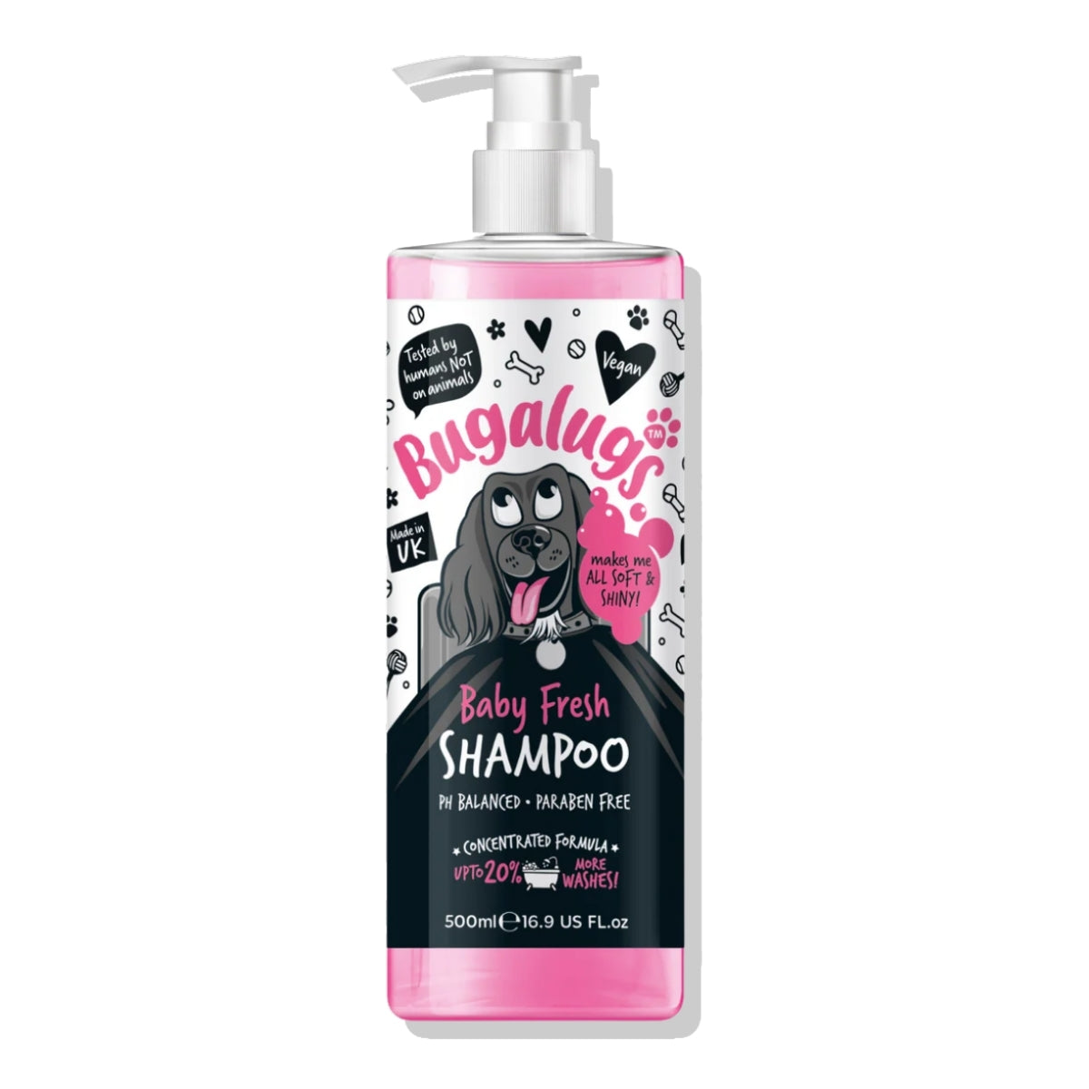 Shampoo Mascotas Suave Baby Fresh Bugalugs