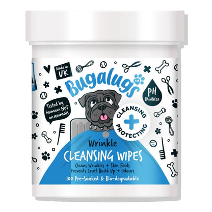 Toallita Mascotas Bio Pliegues y Arrugas Wrinkle Bugalugs