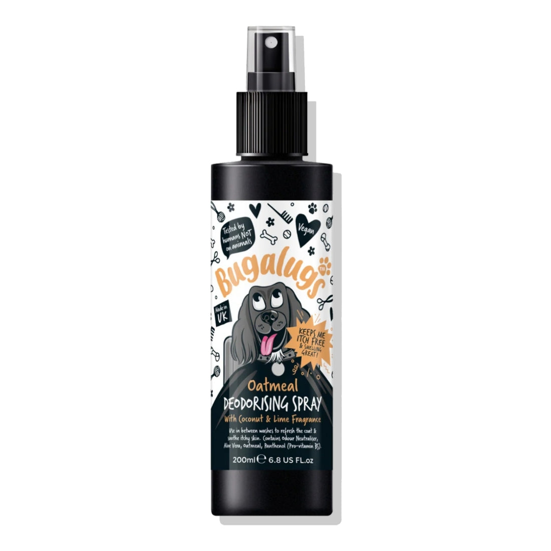 Desodorante Mascotas Calmante Picazon Avena Bugalugs