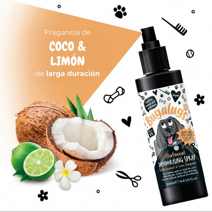 Desodorante Mascotas Calmante Picazon Avena Bugalugs