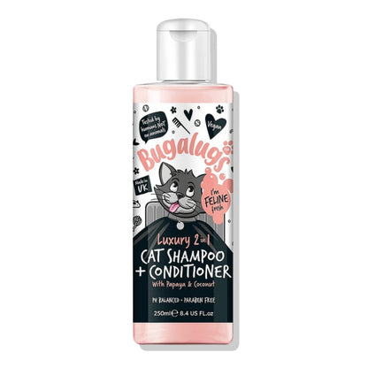 Shampoo Mascotas Suave Para Gatos Papaya Coco Bugalugs