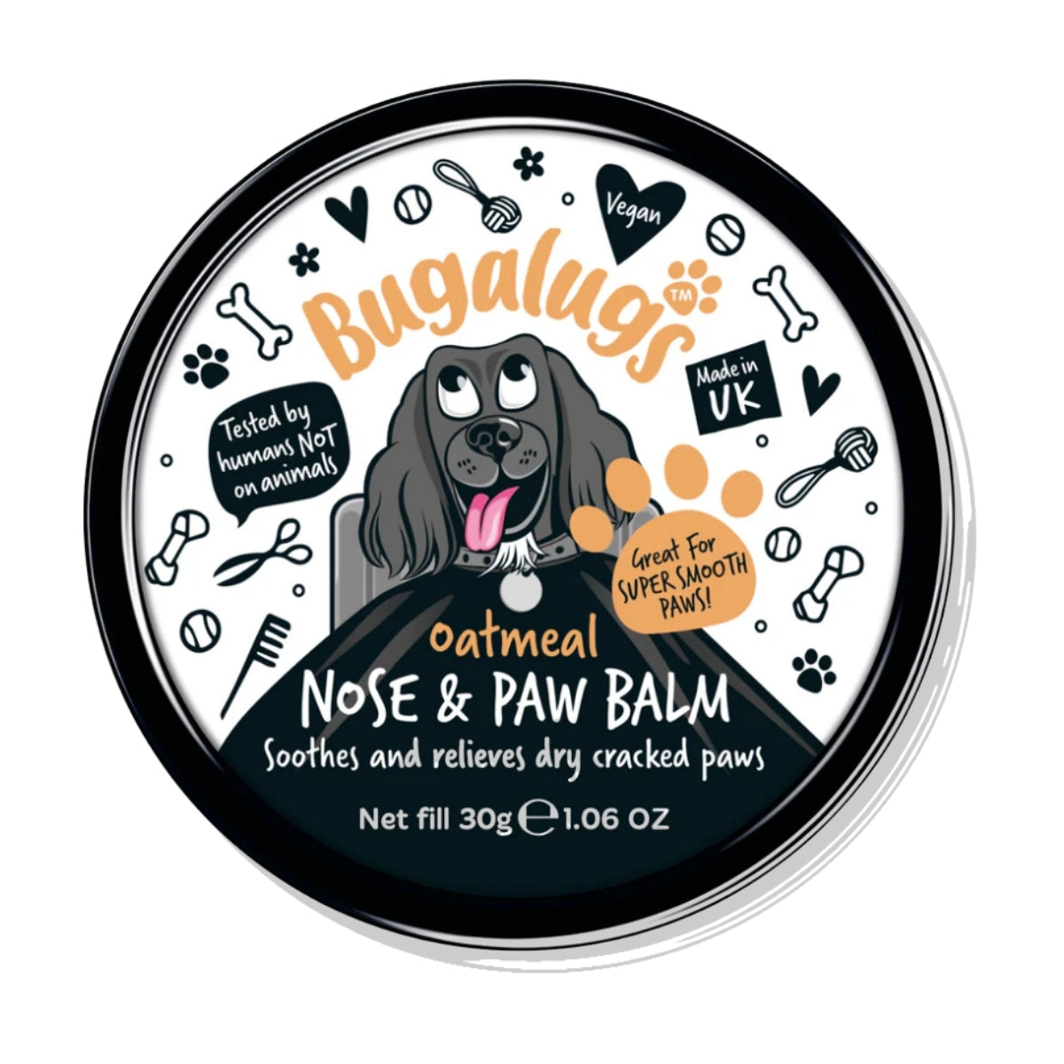 Bálsamo Mascotas Protector Para Patas y Nariz Bugalugs