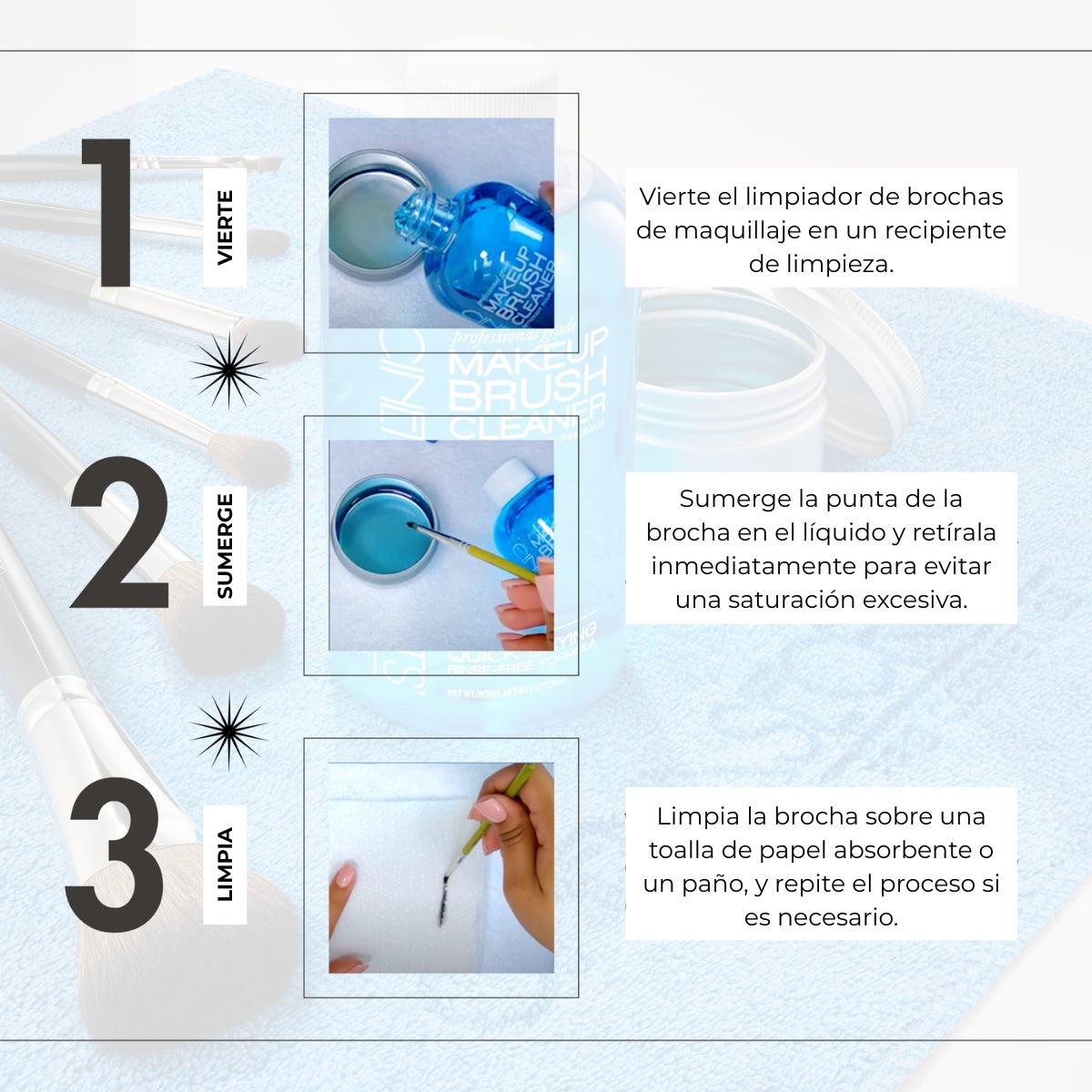 Limpiador Brochas De Maquillaje Cinema Secrets