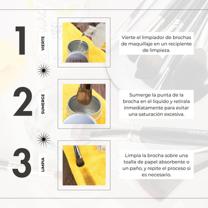 Limpiador Brochas De Maquillaje Limon Cinema Secrets