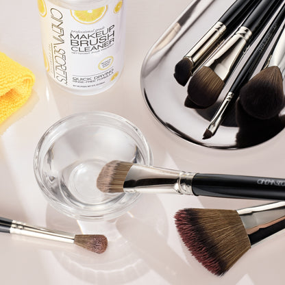 Kit Limpiador Brochas De Maquillaje Limon Cinema Secrets