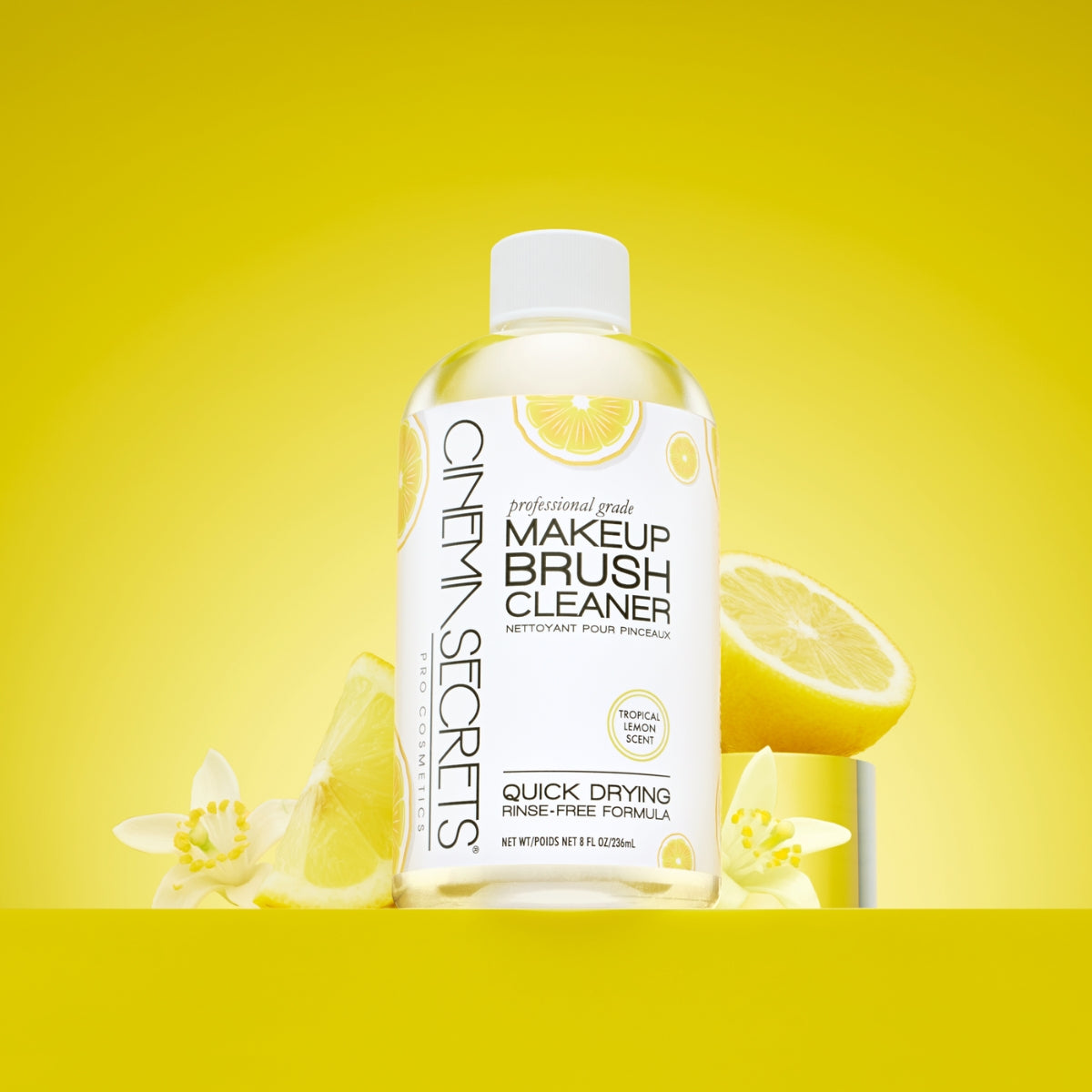 Kit Limpiador Brochas De Maquillaje Limon Cinema Secrets