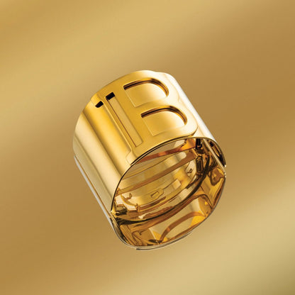 Barrette Dorado Isotipo Logo 18K Balmain