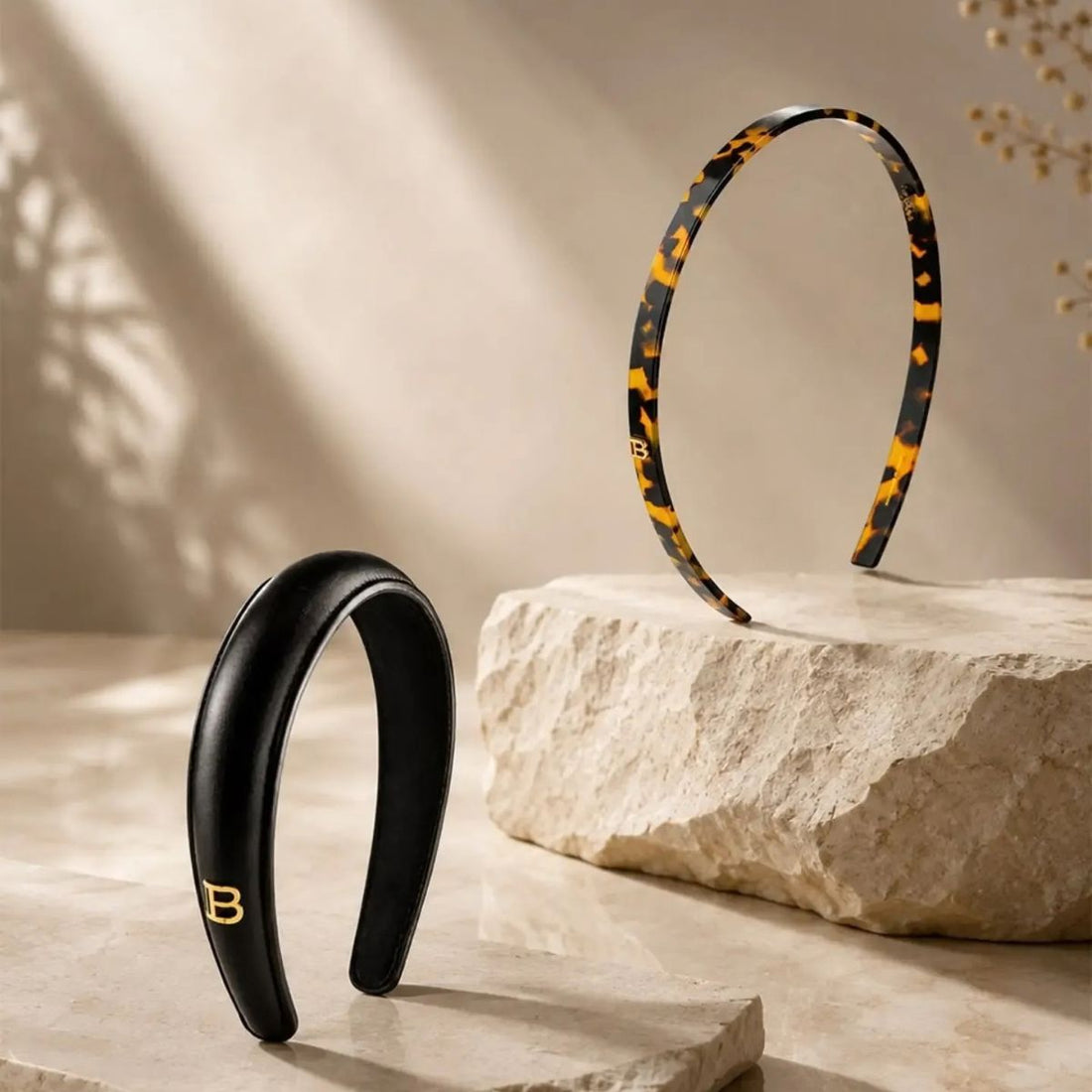 Cintillo Diadema Delgado S Marmoleado Balmain