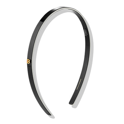 Cintillo Diadema Delgado S Black/White 18K Balmain