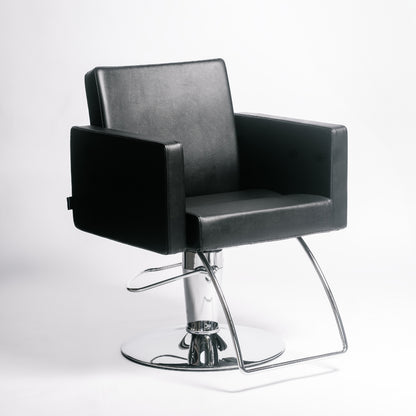 Sillon Rialto Negro Base Ronde Maletti