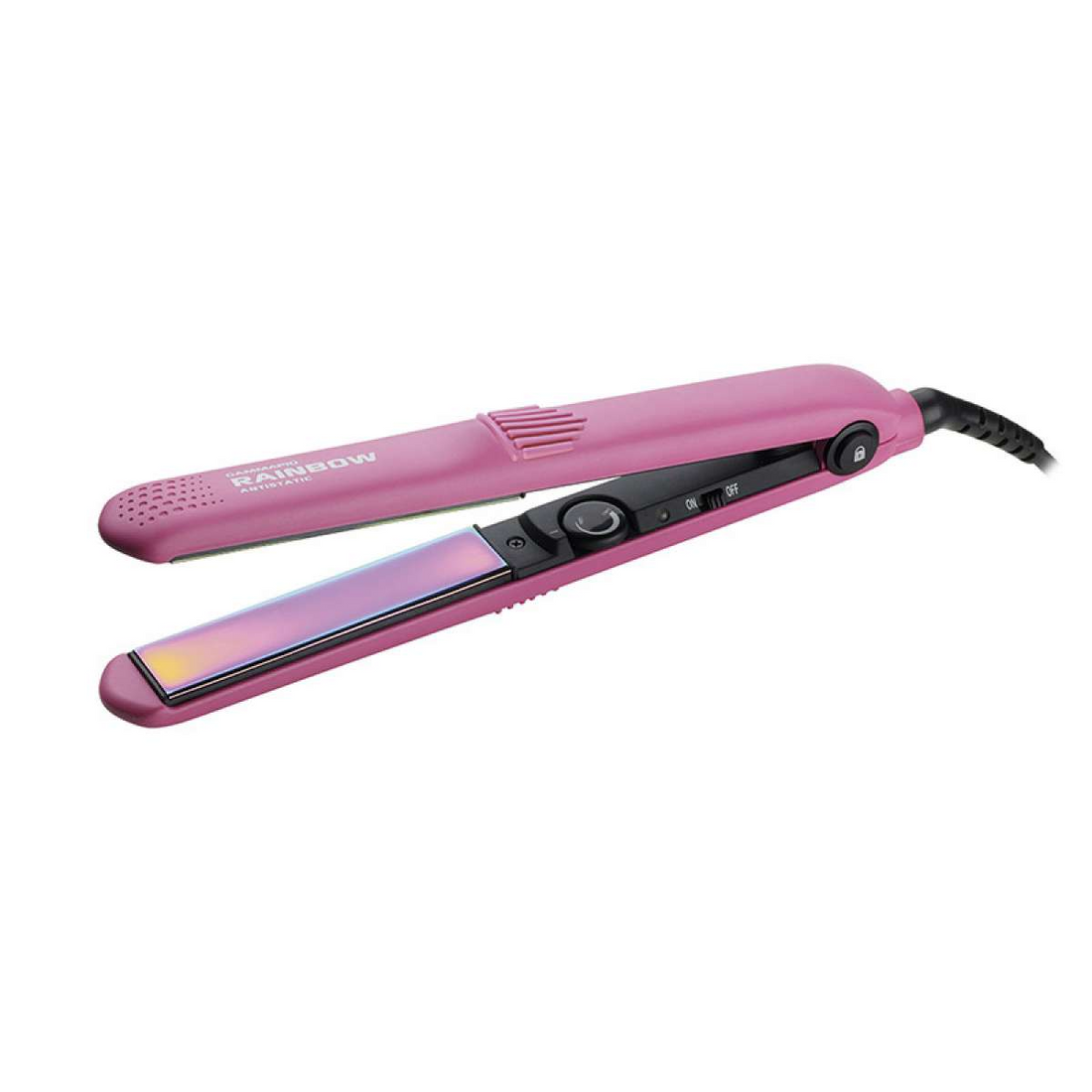 Plancha De Cabello 230°C Rainbow Rosa Gamma Piu