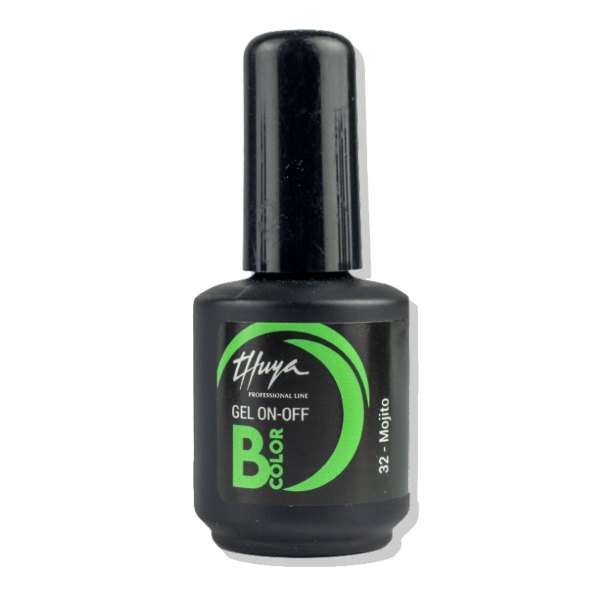 Esmalte Semipermanente Sin Tpo Verdes, Azules, Violetas y Tonos Vibrantes Bcolor Gel On Off 14ml Thuya