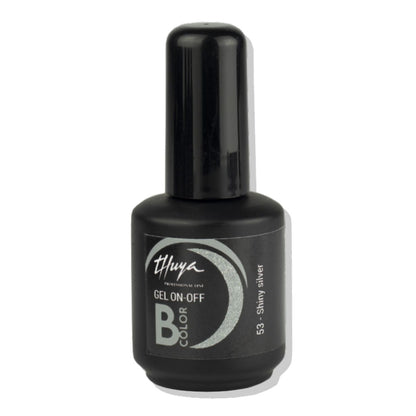 Esmalte Semipermanente Sin Tpo Brillos &amp; Glitter Bcolor Gel On Off 14ml Thuya